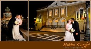 Wedding ceremonty old exchange building charleston, sc