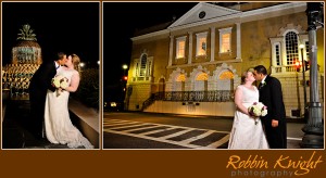 Wedding ceremonty old exchange building charleston, sc